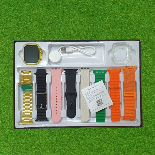 9 in 1 Golden Smart Watch - Image 4